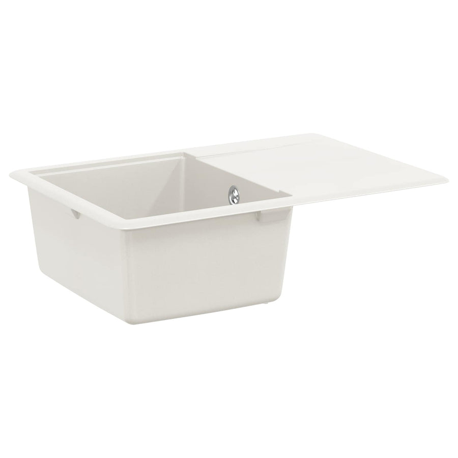 Wasbak Wit 670 x 460 mm 80% Kwarts en 20% Hars