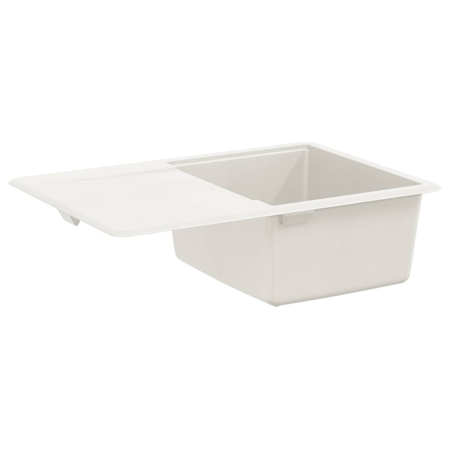 Wasbak Wit 670 x 460 mm 80% Kwarts en 20% Hars
