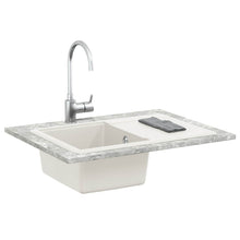 Wasbak Wit 670 x 460 mm 80% Kwarts en 20% Hars
