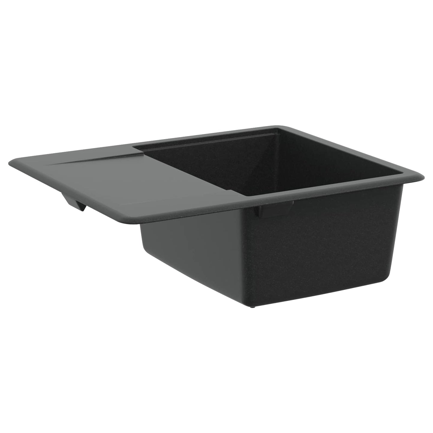 Wasbak Zwart 560 x 460 mm 80% Kwarts en 20% Hars
