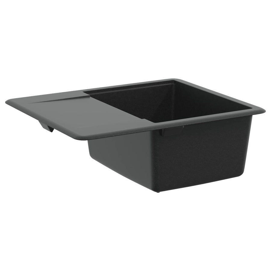 Wasbak Zwart 560 x 460 mm 80% Kwarts en 20% Hars
