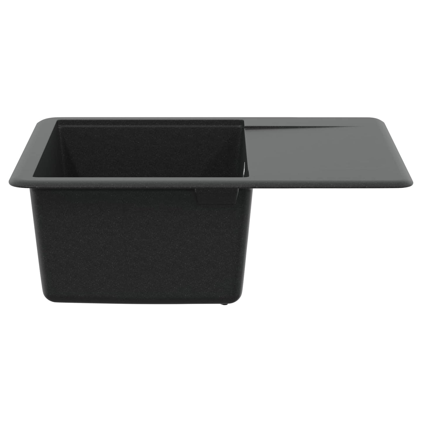 Wasbak Zwart 560 x 460 mm 80% Kwarts en 20% Hars