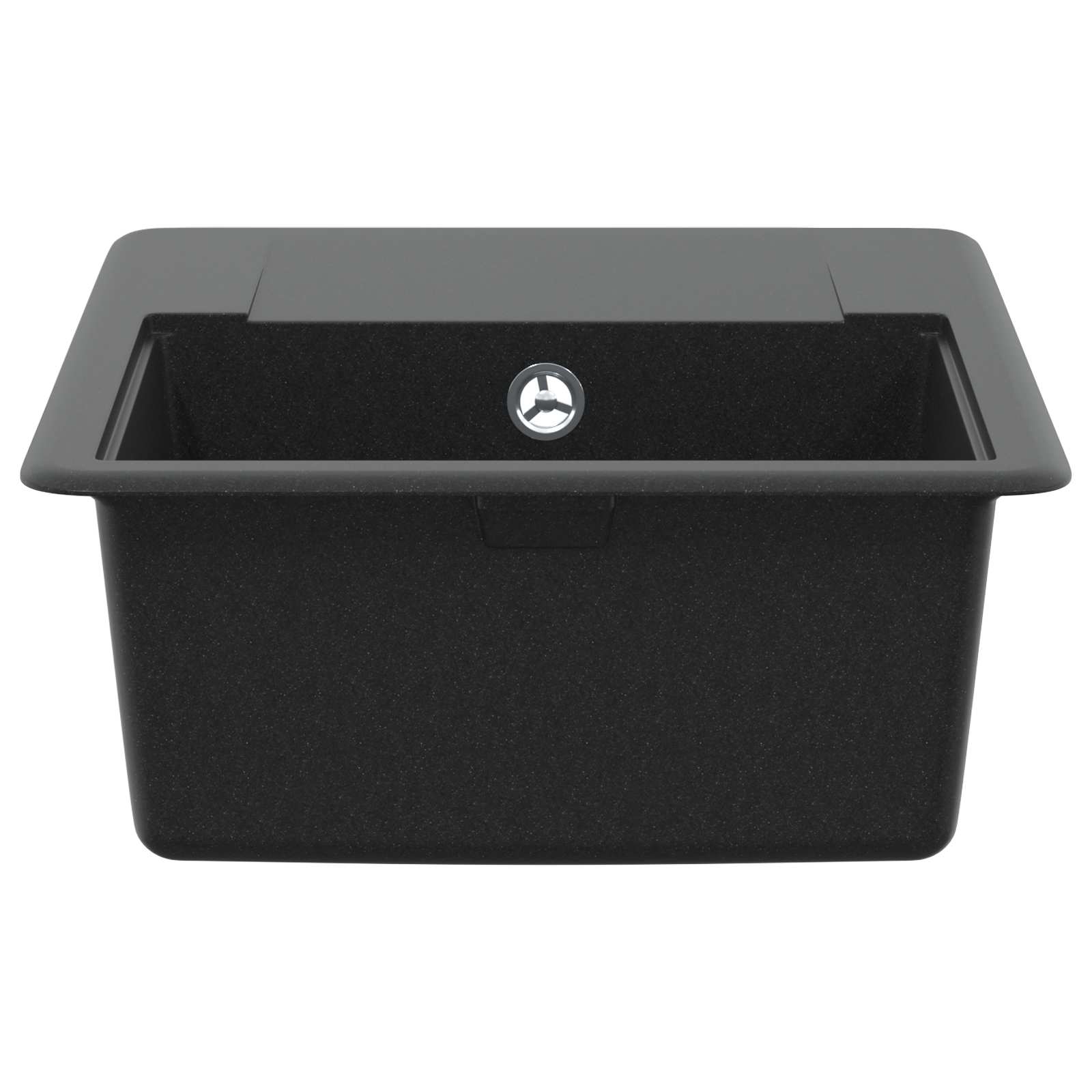 Wasbak Zwart 560 x 460 mm 80% Kwarts en 20% Hars