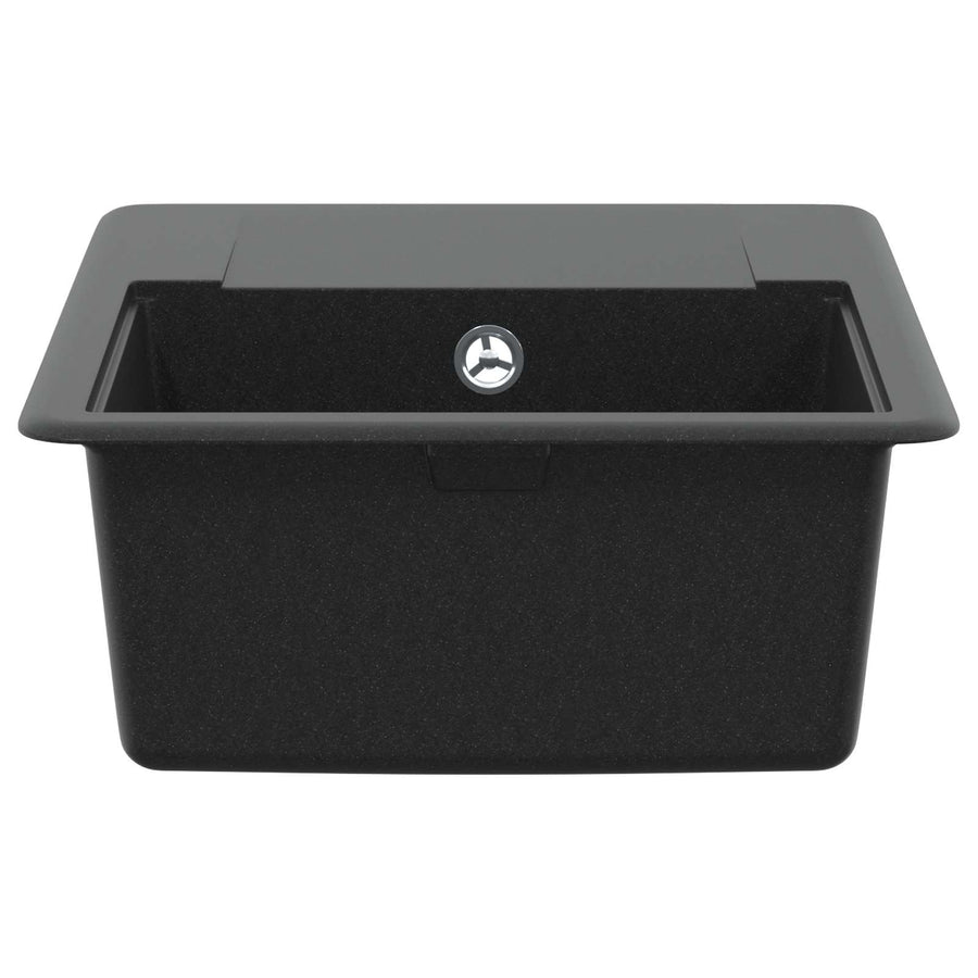 Wasbak Zwart 560 x 460 mm 80% Kwarts en 20% Hars