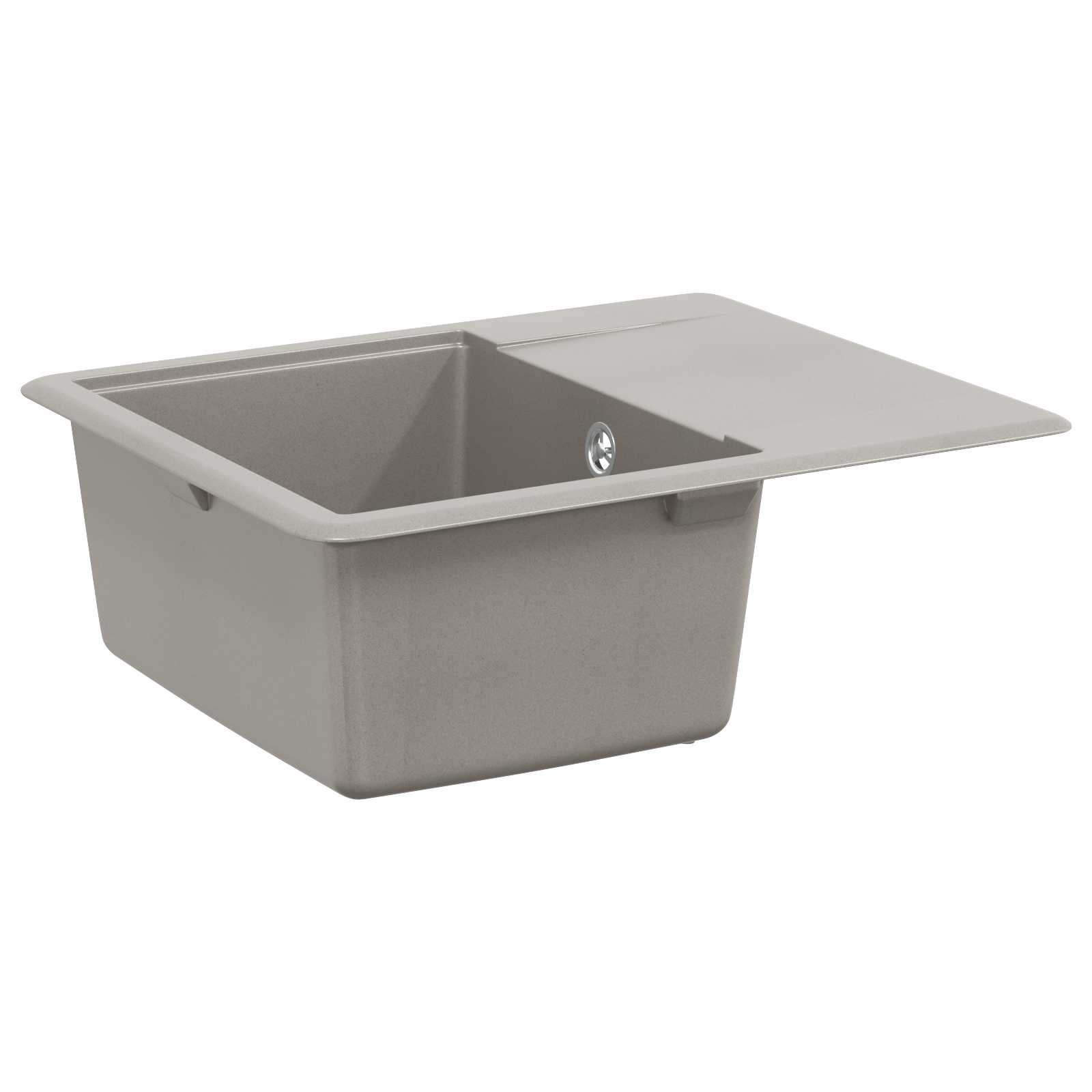 Wasbak Grijs 560 x 460 mm 80% Kwarts en 20% Hars