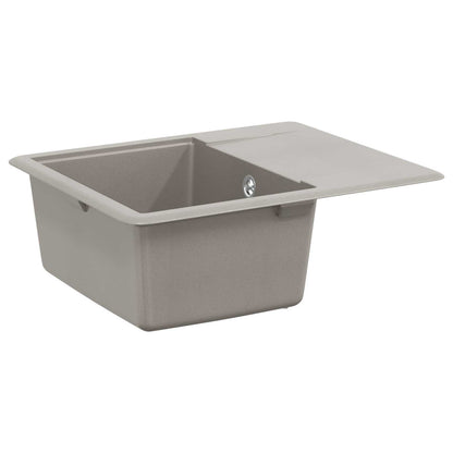 Wasbak Grijs 560 x 460 mm 80% Kwarts en 20% Hars