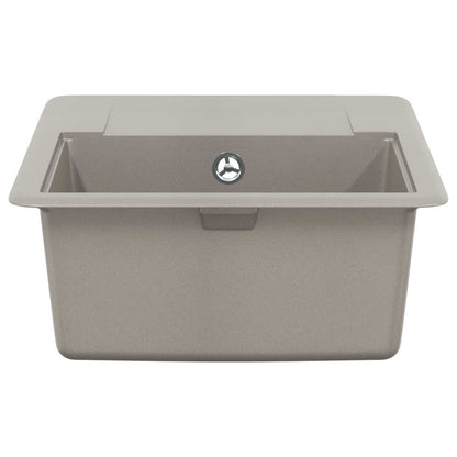 Wasbak Grijs 560 x 460 mm 80% Kwarts en 20% Hars