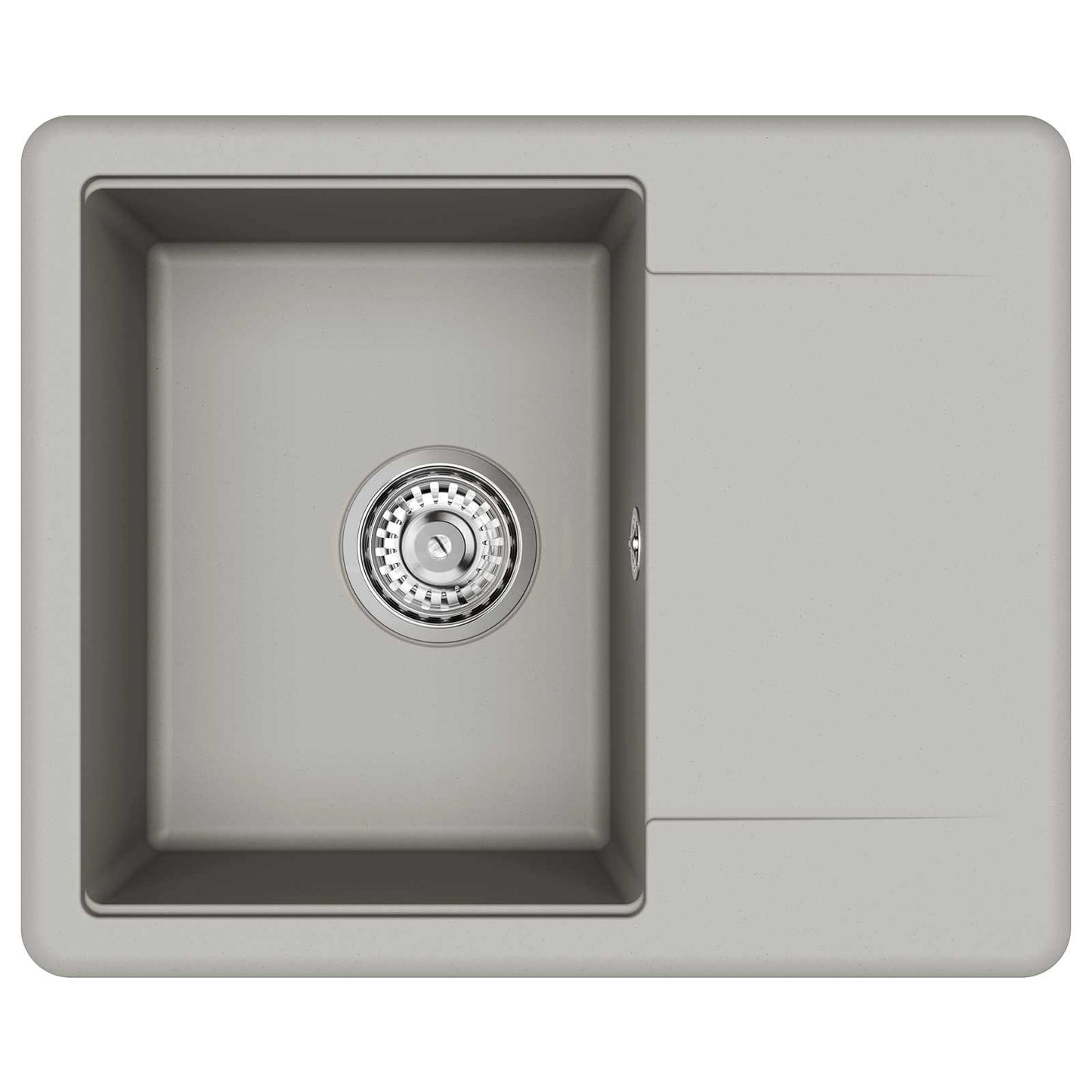 Wasbak Grijs 560 x 460 mm 80% Kwarts en 20% Hars