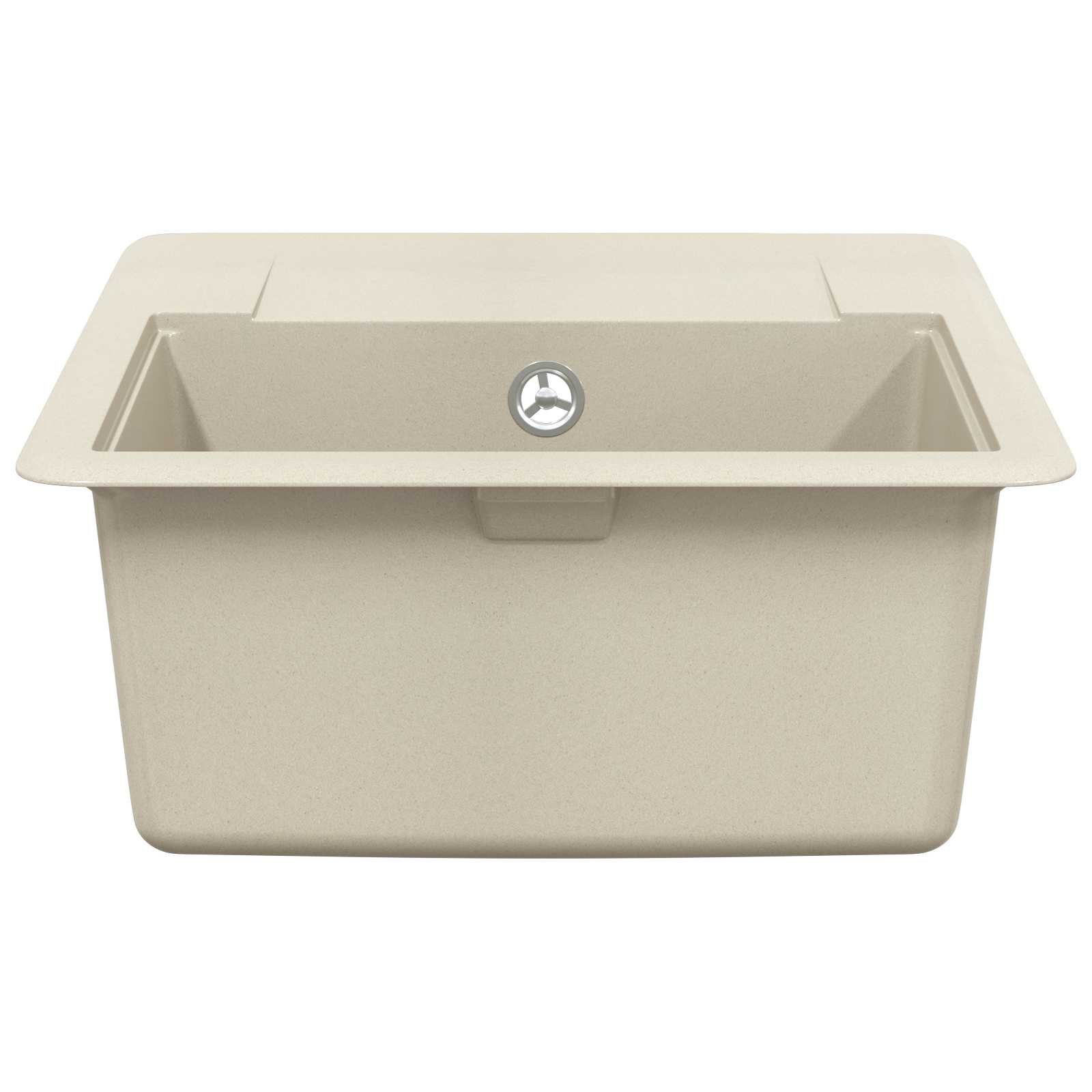Wasbak Beige 560 x 460 mm 80% Kwarts en 20% Hars