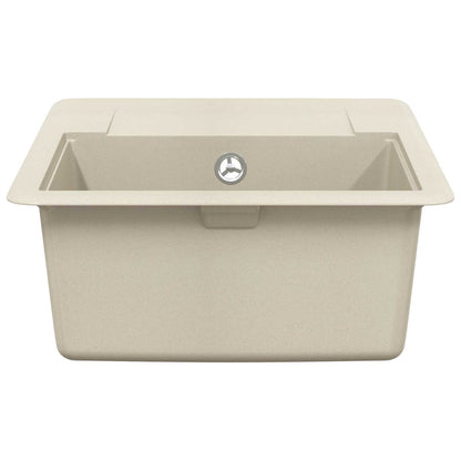 Wasbak Beige 560 x 460 mm 80% Kwarts en 20% Hars