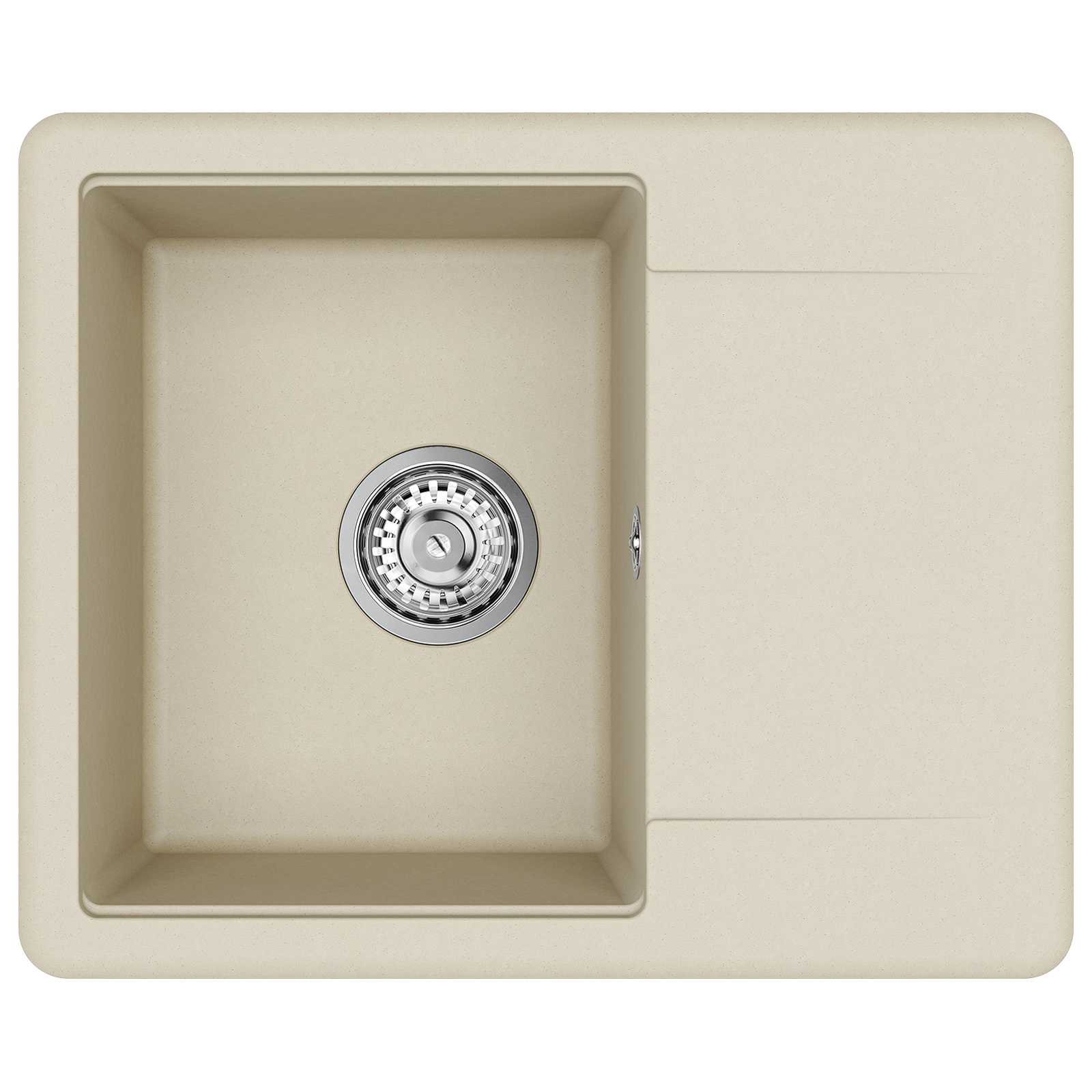 Wasbak Beige 560 x 460 mm 80% Kwarts en 20% Hars