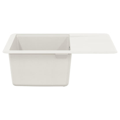 Wasbak Wit 560 x 460 mm 80% Kwarts en 20% Hars