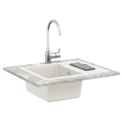 Wasbak Wit 560 x 460 mm 80% Kwarts en 20% Hars