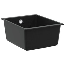 Wasbak Zwart 370 x 460 mm 80% Kwarts en 20% Hars