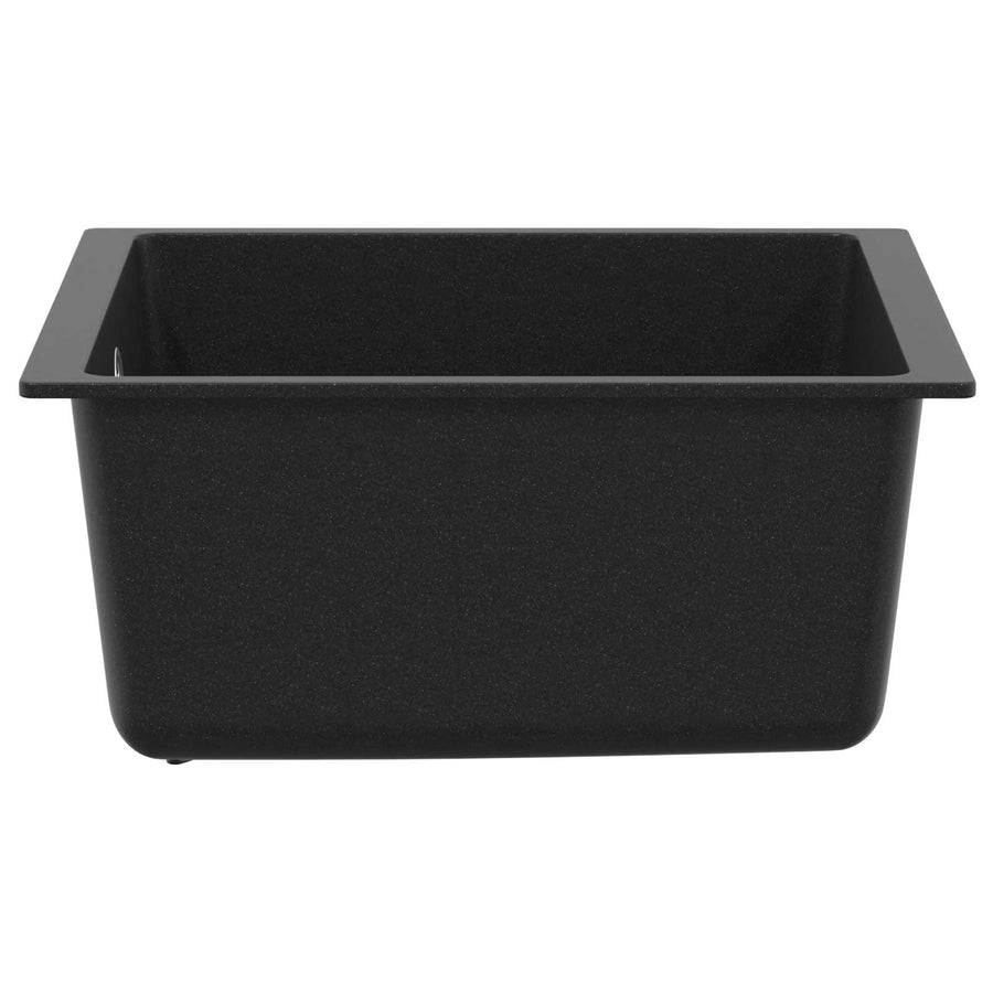 Wasbak Zwart 370 x 460 mm 80% Kwarts en 20% Hars