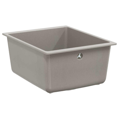 Wasbak Grijs 370 x 460 mm 80% Kwarts en 20% Hars