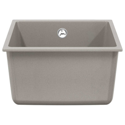 Wasbak Grijs 370 x 460 mm 80% Kwarts en 20% Hars