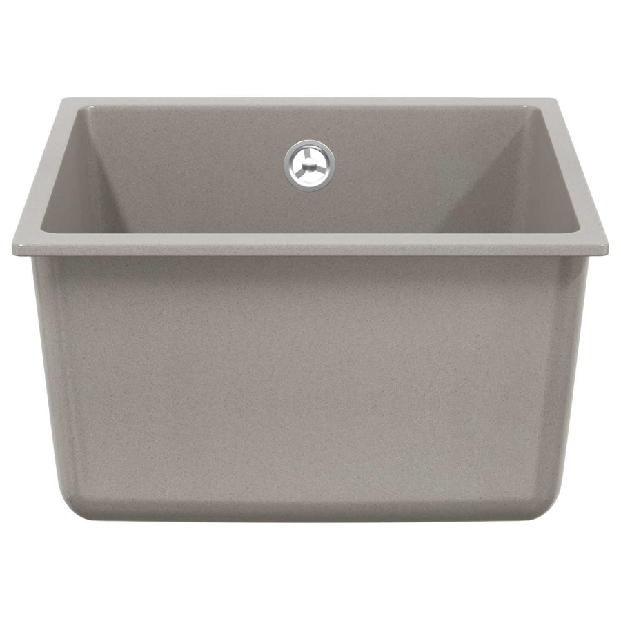 Wasbak Grijs 370 x 460 mm 80% Kwarts en 20% Hars