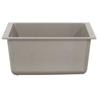 Wasbak Grijs 370 x 460 mm 80% Kwarts en 20% Hars