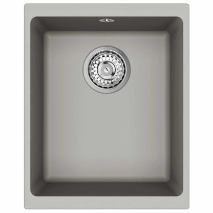 Wasbak Grijs 370 x 460 mm 80% Kwarts en 20% Hars