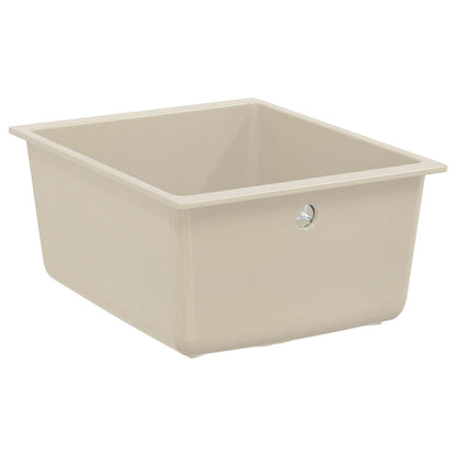 Wasbak Beige 370 x 460 mm 80% Kwarts en 20% Hars