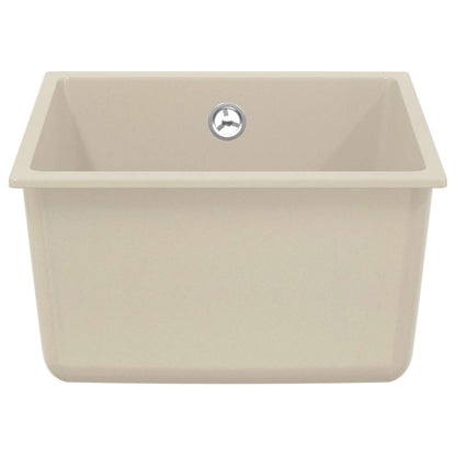 Wasbak Beige 370 x 460 mm 80% Kwarts en 20% Hars