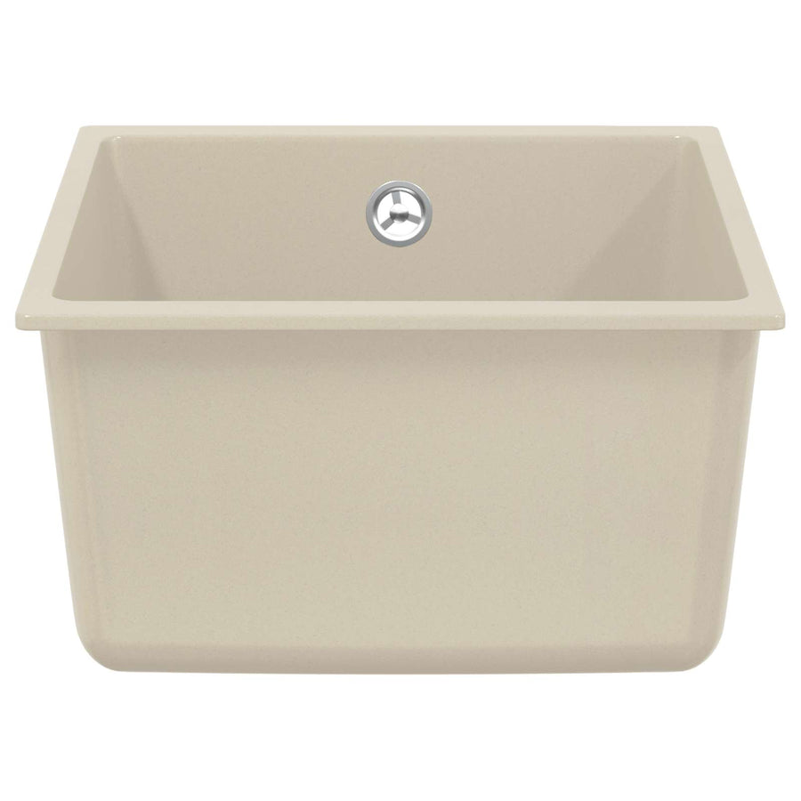 Wasbak Beige 370 x 460 mm 80% Kwarts en 20% Hars