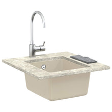 Wasbak Beige 370 x 460 mm 80% Kwarts en 20% Hars
