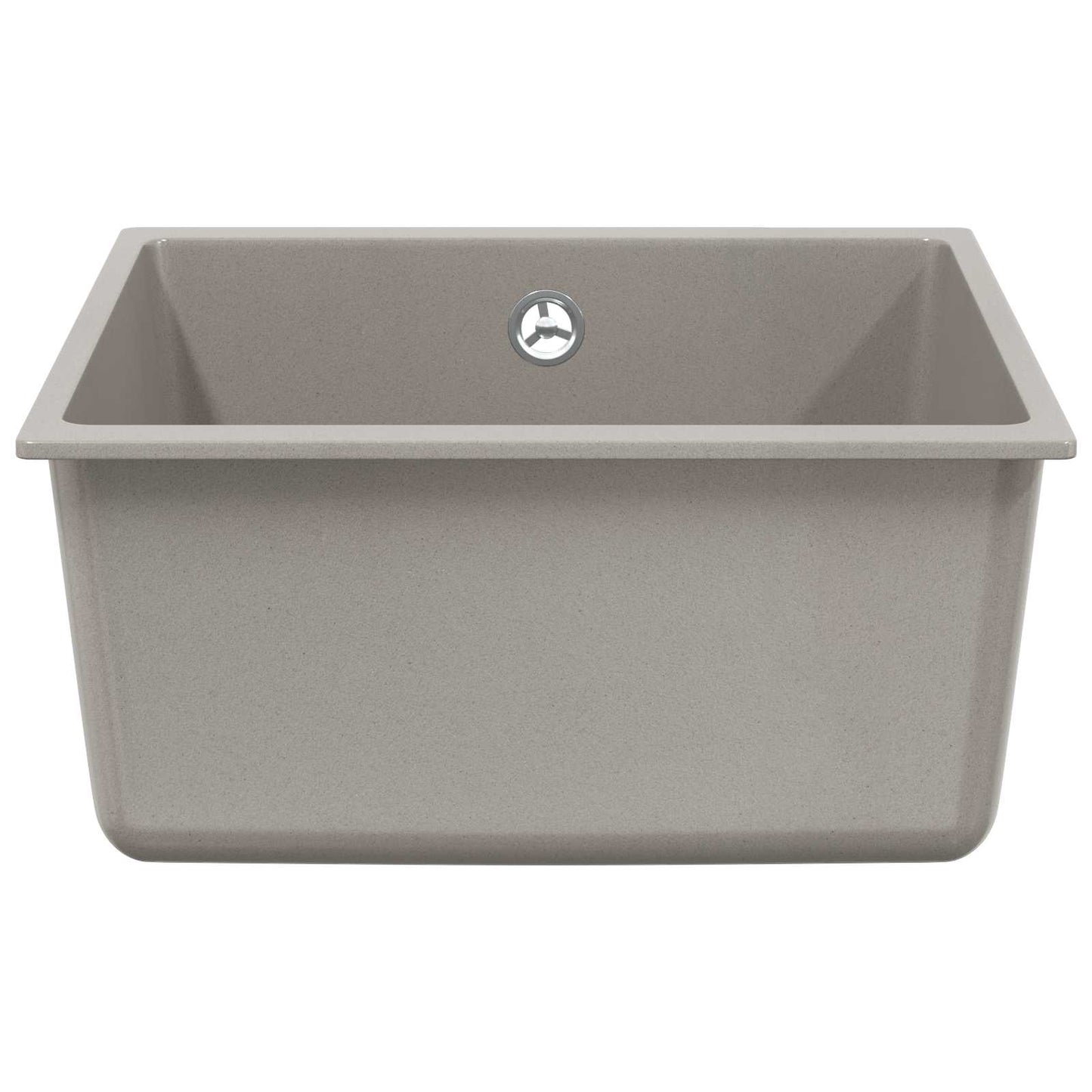 Wasbak Grijs 430 x 460 mm 80% Kwarts en 20% Hars