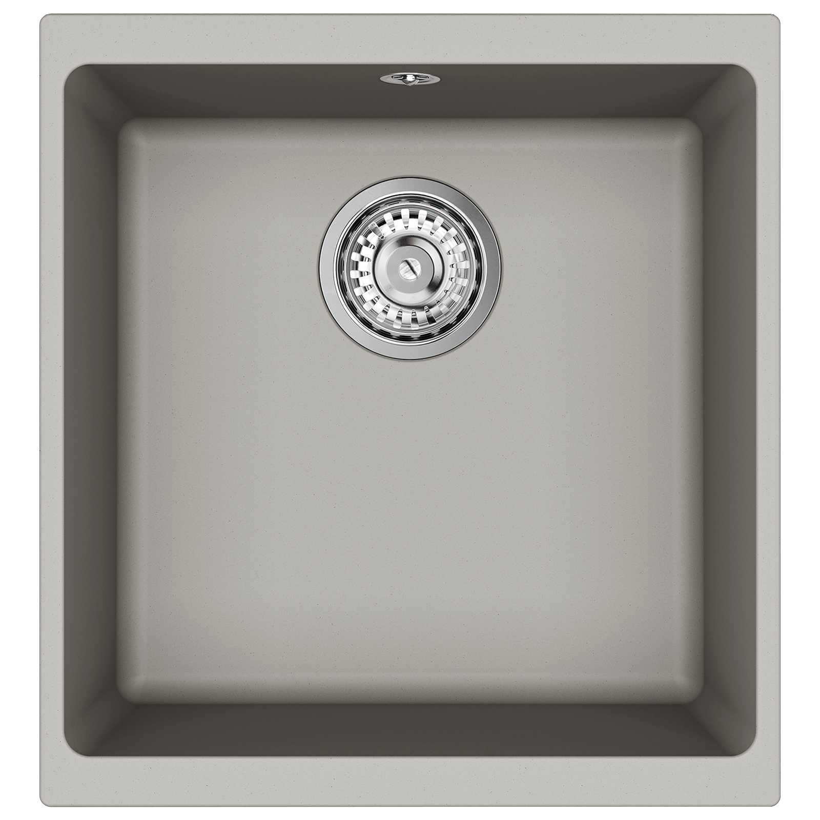 Wasbak Grijs 430 x 460 mm 80% Kwarts en 20% Hars