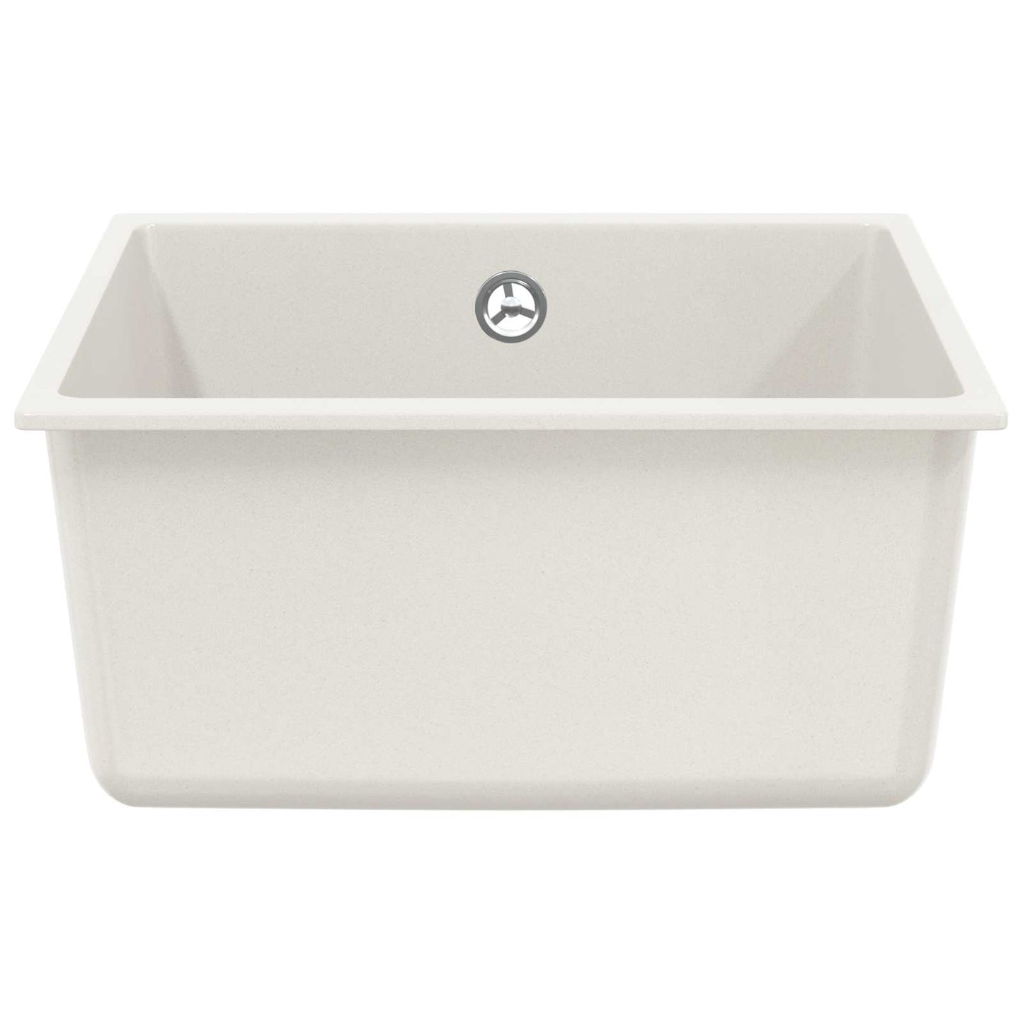 Wasbak Wit 430 x 460 mm 80% Kwarts en 20% Hars