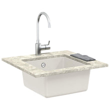 Wasbak Wit 430 x 460 mm 80% Kwarts en 20% Hars