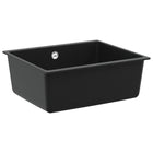 Black Sink 530 x 460 mm 80% Quartz and 20% Resin