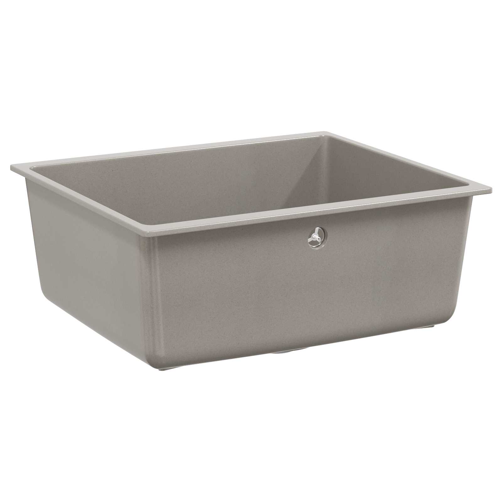Wasbak Grijs 530 x 460 mm 80% Kwarts en 20% Hars