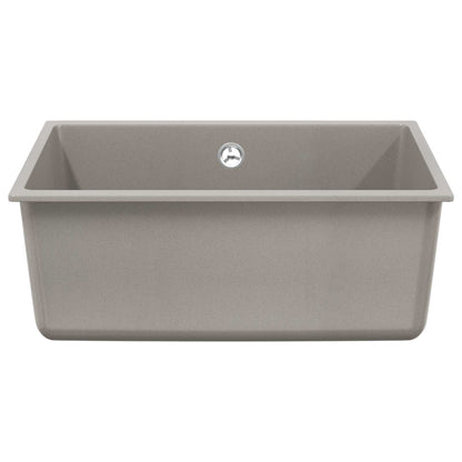 Wasbak Grijs 530 x 460 mm 80% Kwarts en 20% Hars