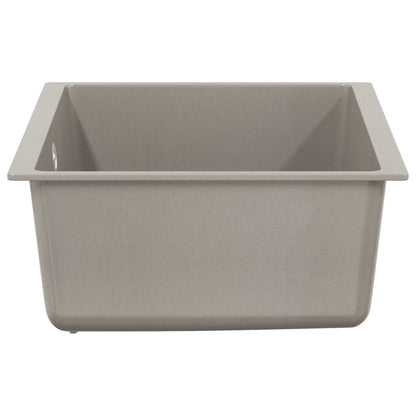 Wasbak Grijs 530 x 460 mm 80% Kwarts en 20% Hars