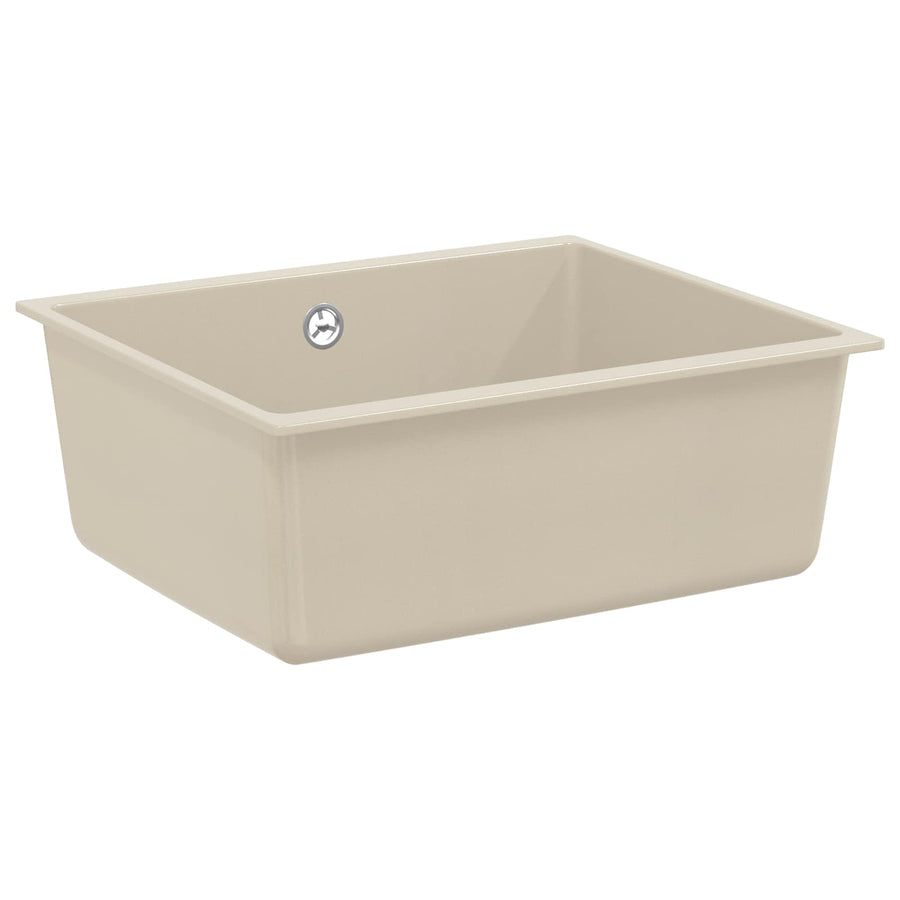 Wasbak Beige 530 x 460 mm 80% Kwarts en 20% Hars