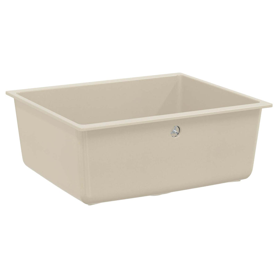 Wasbak Beige 530 x 460 mm 80% Kwarts en 20% Hars