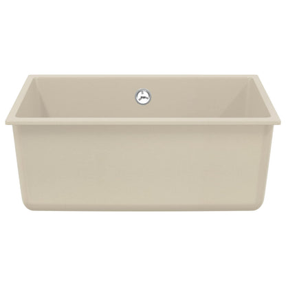 Wasbak Beige 530 x 460 mm 80% Kwarts en 20% Hars