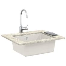 Wasbak Wit 530 x 460 mm 80% Kwarts en 20% Hars