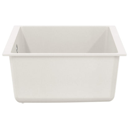 Wasbak Wit 530 x 460 mm 80% Kwarts en 20% Hars