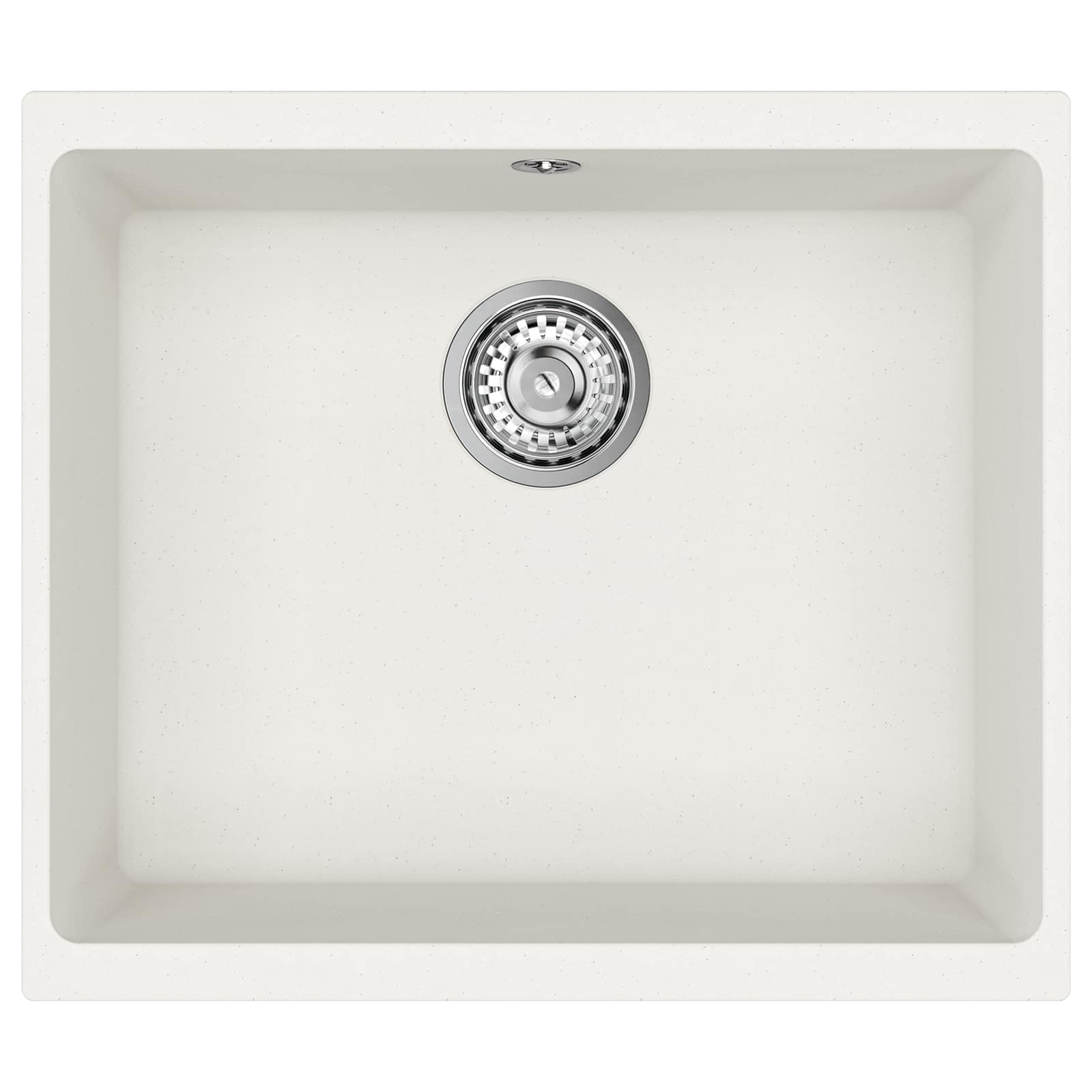 Wasbak Wit 530 x 460 mm 80% Kwarts en 20% Hars