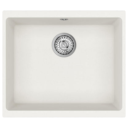 Wasbak Wit 530 x 460 mm 80% Kwarts en 20% Hars