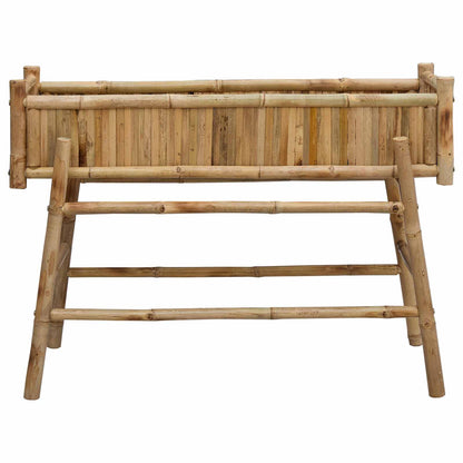 Tuinplanter met Houder Naturel 100 x 38 x 74 cm Bamboe