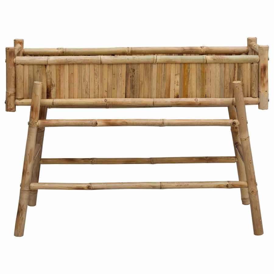 Tuinplanter met Houder Naturel 100 x 38 x 74 cm Bamboe