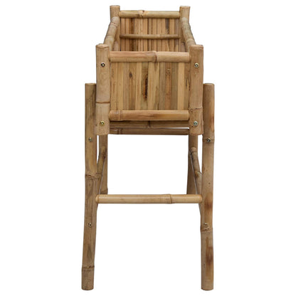 Tuinplanter met Houder Naturel 100 x 38 x 74 cm Bamboe
