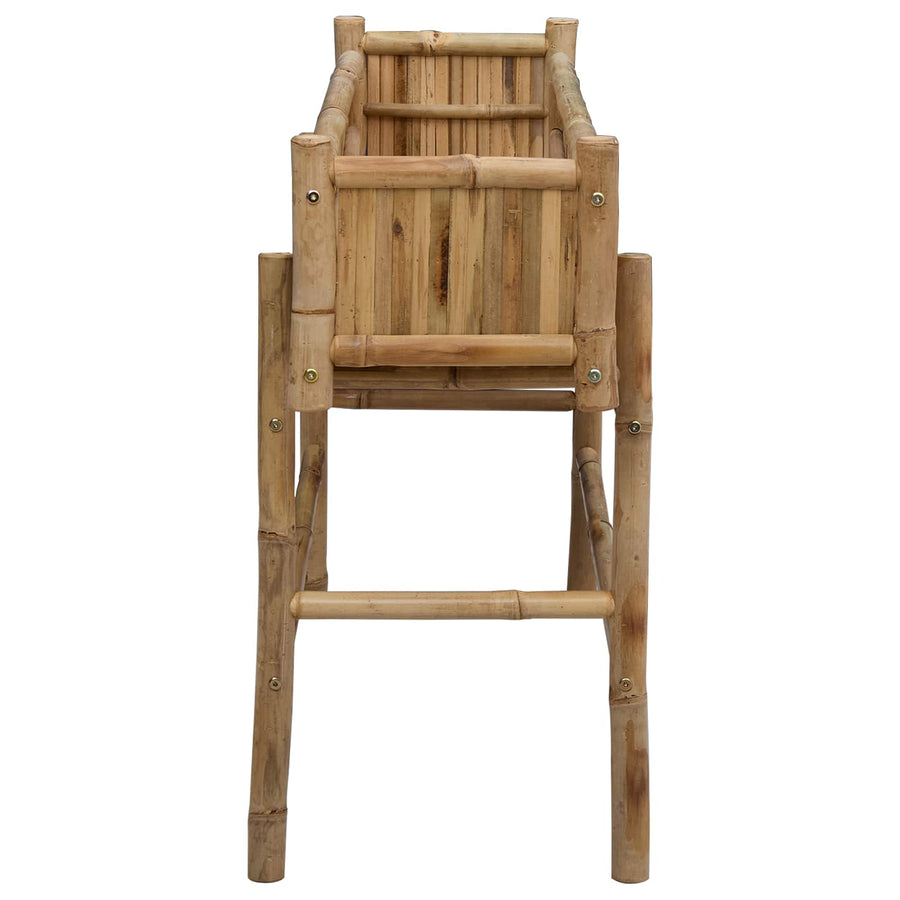 Tuinplanter met Houder Naturel 100 x 38 x 74 cm Bamboe