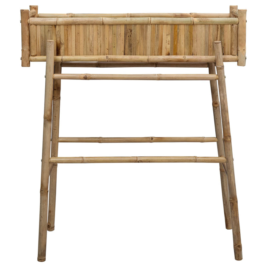 Tuinplanter met Houder Naturel 100 x 38 x 114 cm Bamboe