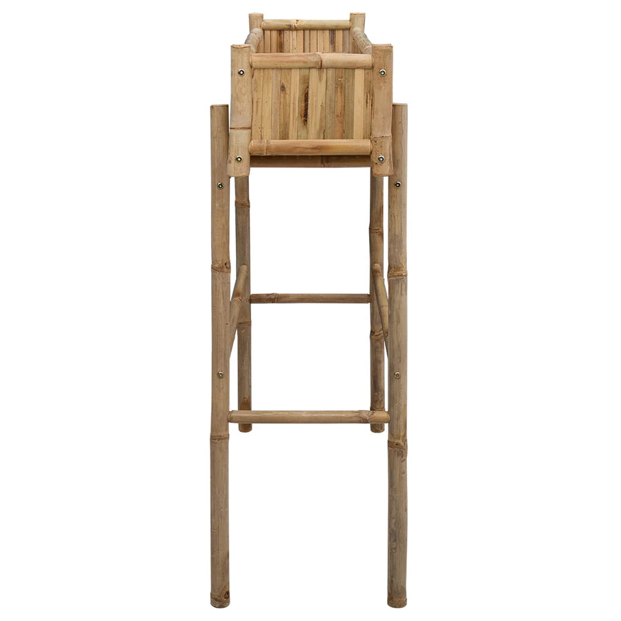 Tuinplanter met Houder Naturel 100 x 38 x 114 cm Bamboe