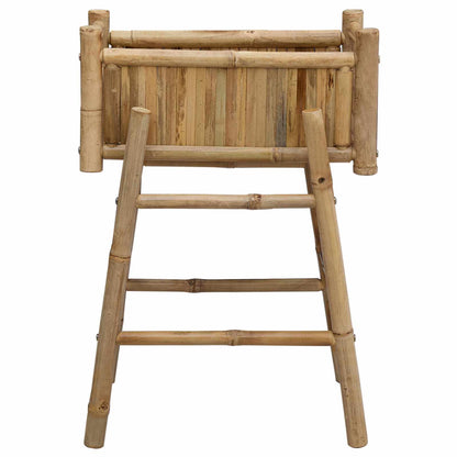 Tuinplanter met Houder Naturel 50 x 38 x 74 cm Bamboe